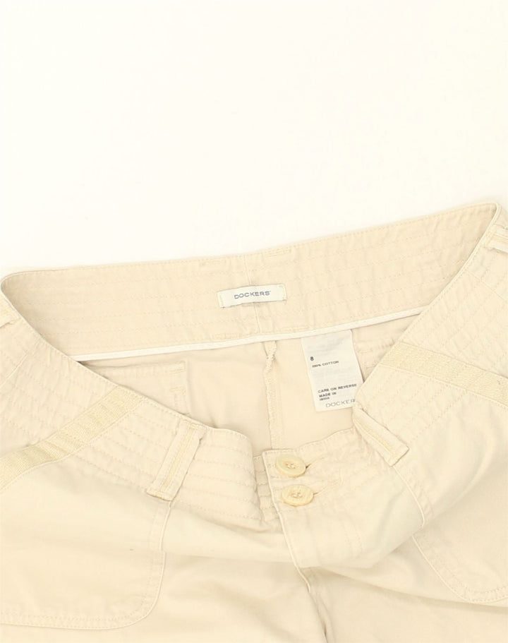 DOCKERS Womens Casual Shorts US 8 Medium W32  Beige Cotton | Vintage Dockers | Thrift | Second-Hand Dockers | Used Clothing | Messina Hembry 