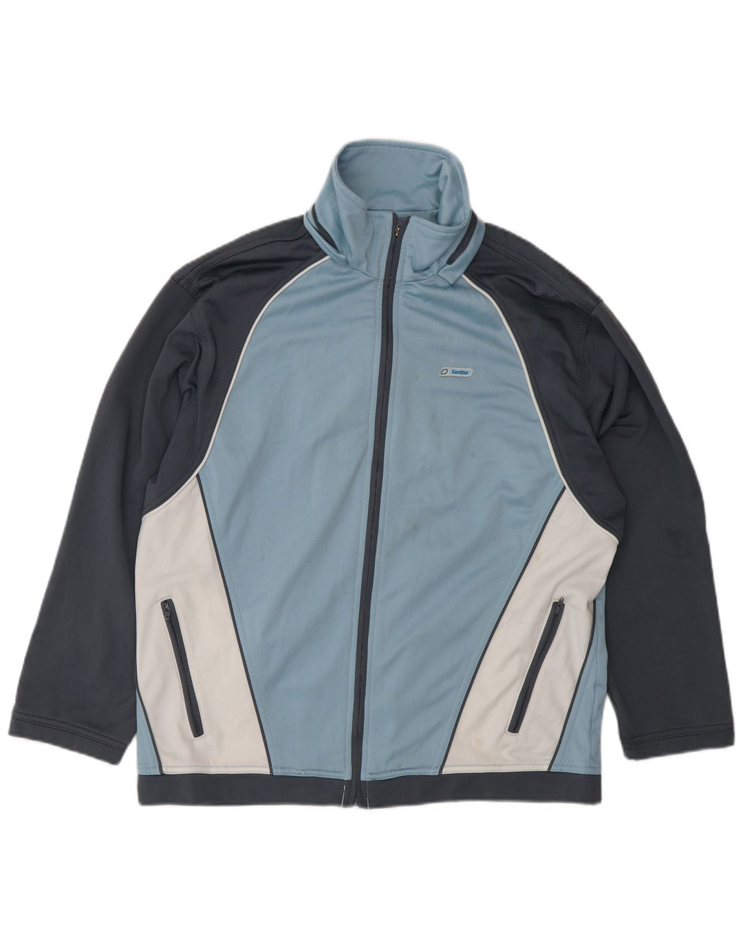 LOTTO Veste de survêtement pour femme UK 20 2XL Bleu Colorblock