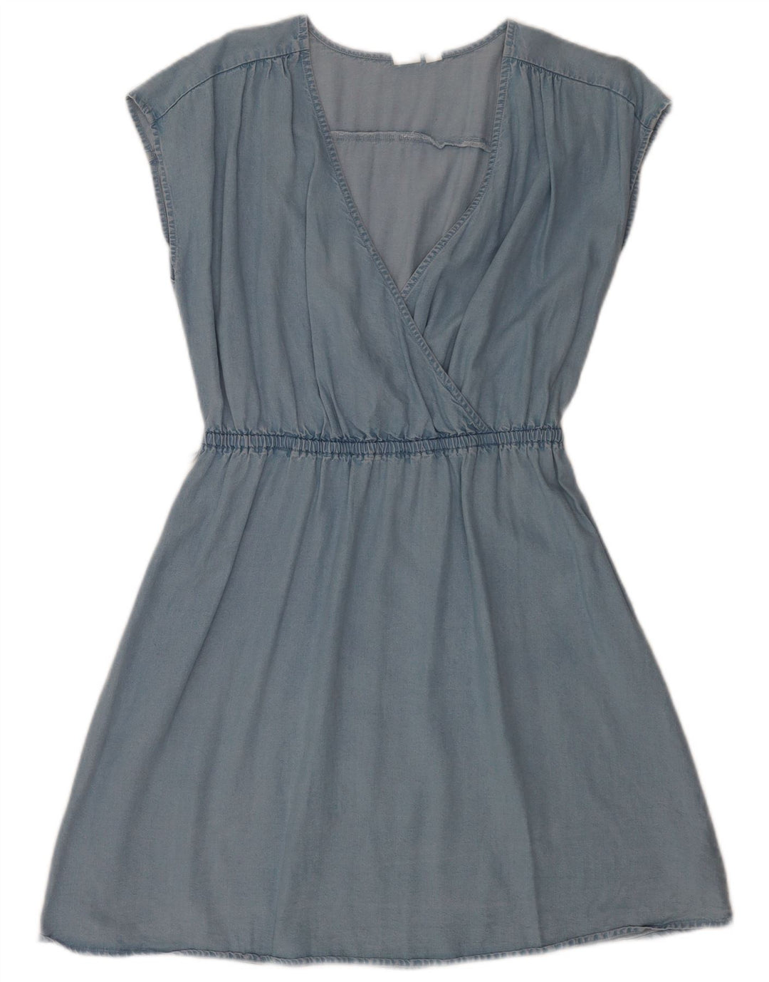 Gap Robe en jean surdimensionnée pour femme UK 10 Petit Lyocell Bleu