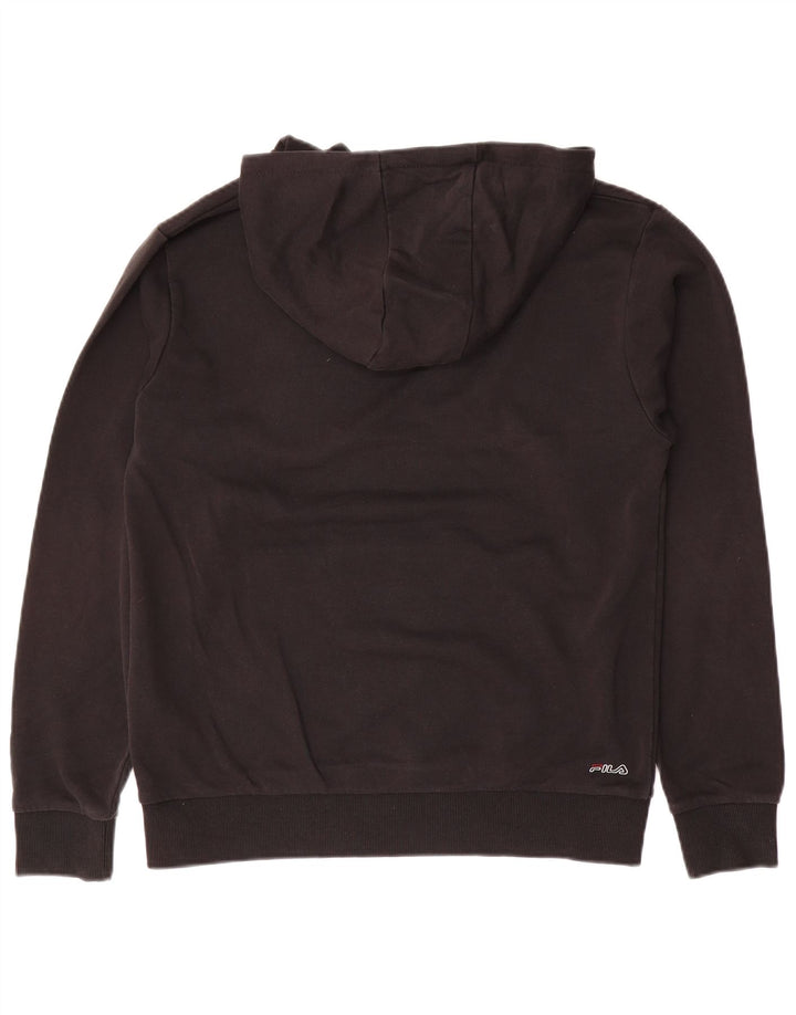 FILA Pull à capuche graphique garçon 15-16 ans Noir Coton