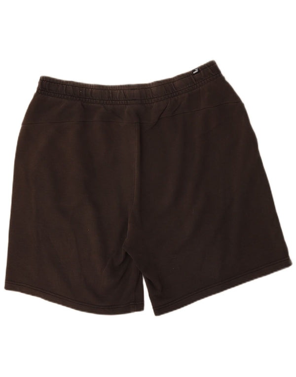 Puma Short de Sport Homme XL Noir Coton