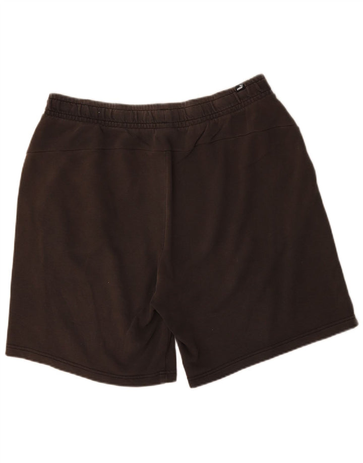 Puma Short de Sport Homme XL Noir Coton