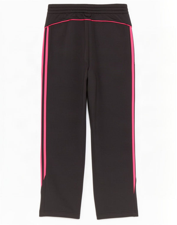 Adidas Pantalon de survêtement pour femme UK 8/10 Small Noir Polyester