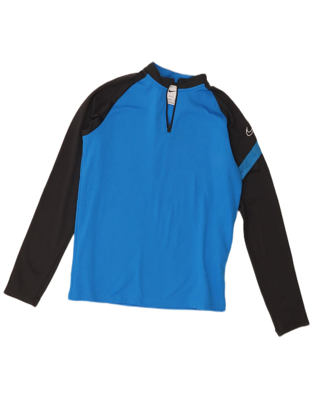 Haut de survêtement Nike Dri Fit pour garçon 13-14 ans XL Bleu Colorblock
