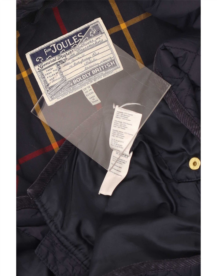 Joules Veste matelassée pour femme UK 18 XL Bleu marine Polyamide