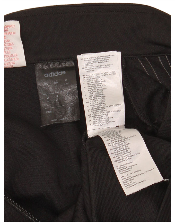 ADIDAS Veste de Survêtement Garçon 9-10 ans Noir Polyester