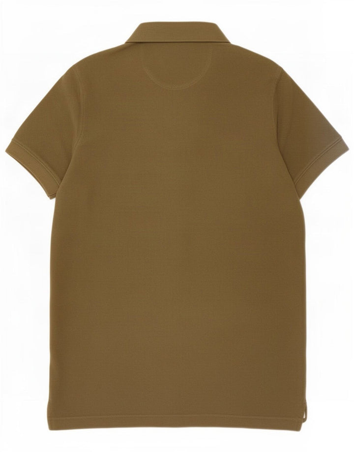 Massimo Dutti Polo Homme Petit Kaki Coton