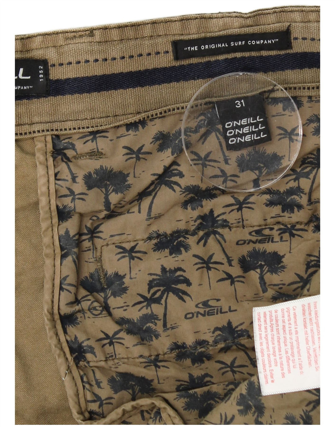 O'NEILL Short Cargo W31 Homme Vert Moyen Camouflage