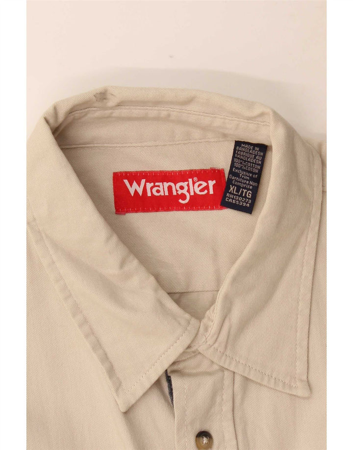 Wrangler Chemise Homme XL Coton Beige