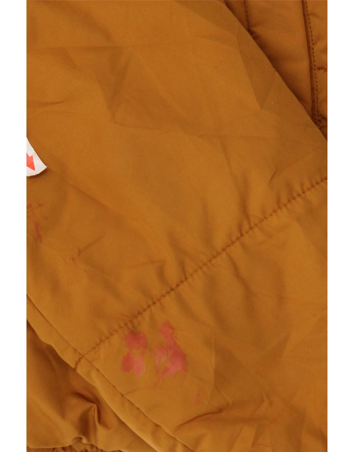 Marks & Spencer Veste matelassée à capuche pour femme UK 12 Jaune moyen Polyester