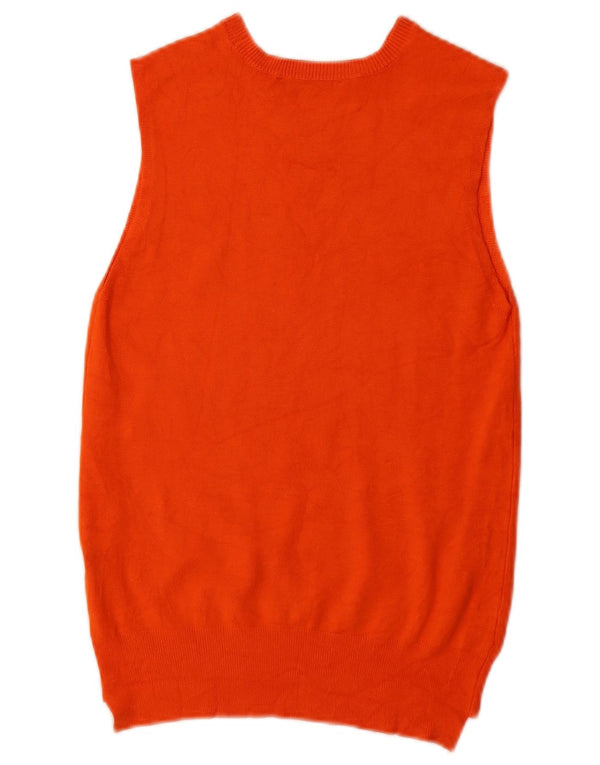 Zara Débardeur pour femme UK 12 Orange moyen