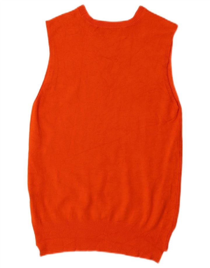 Zara Débardeur pour femme UK 12 Orange moyen