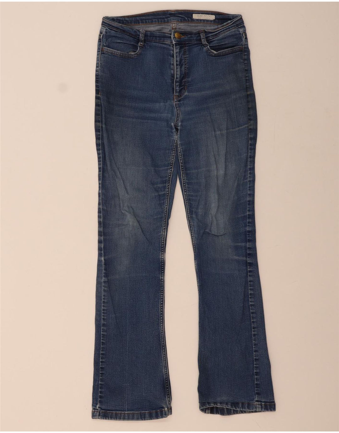 MARKS & SPENCER Jean bootcut coupe régulière pour femme UK 10 Small W30 L30 Bleu