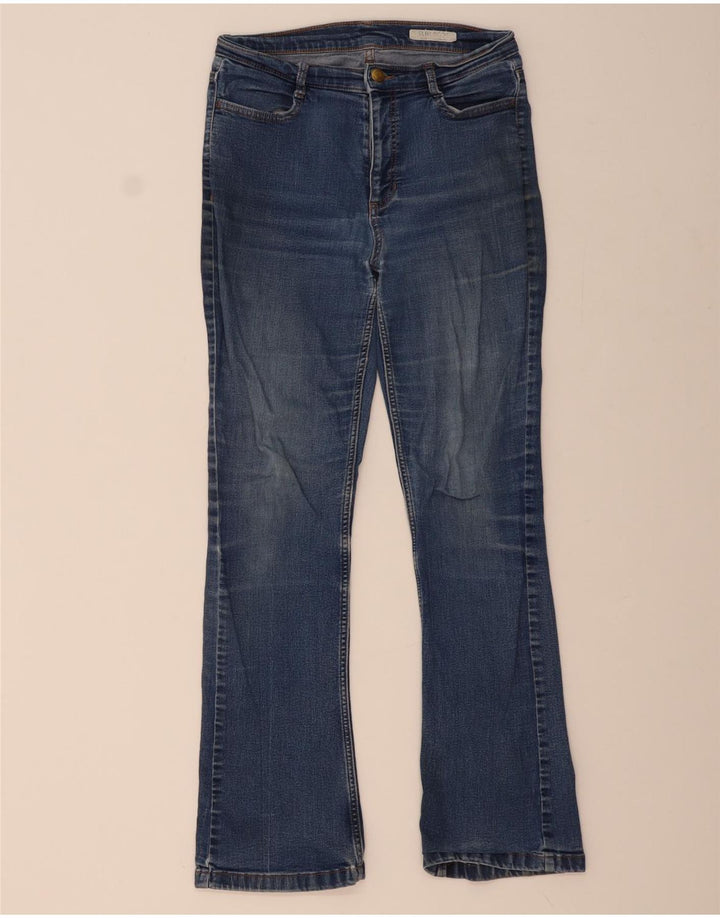 MARKS & SPENCER Jean bootcut coupe régulière pour femme UK 10 Small W30 L30 Bleu