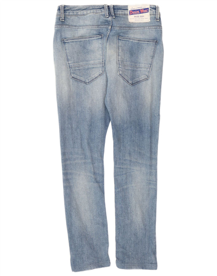 Zara Jean skinny pour homme EU 40 Medium W31 L28 Bleu