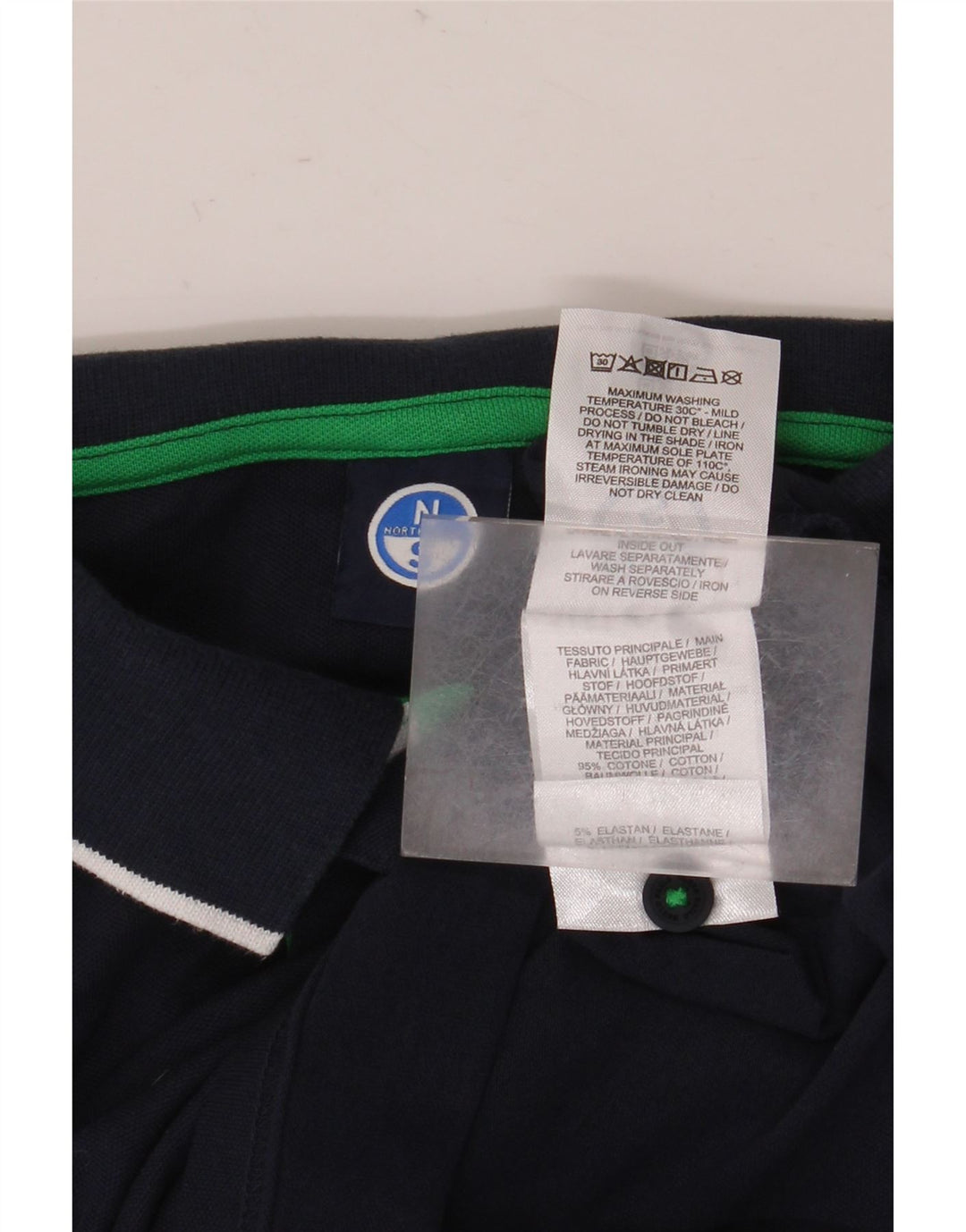 North Sails Polo Graphique Homme Grand Bleu Marine Coton