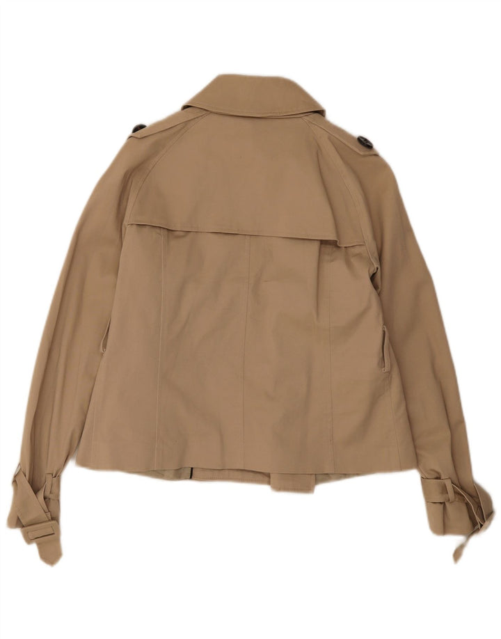 Zara Trench court pour femme UK 14 Large Beige