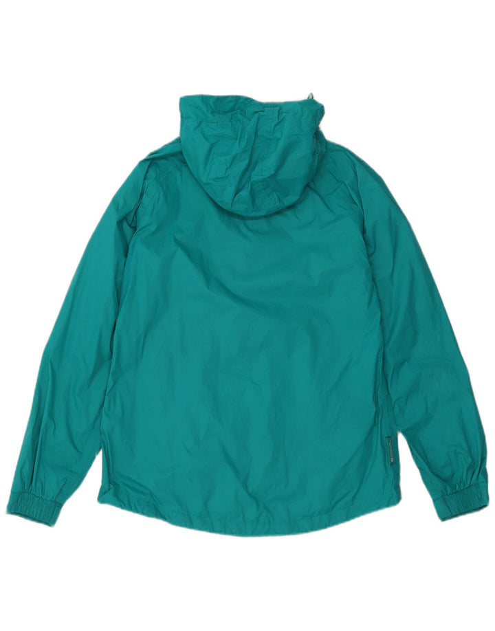 MOUNTAIN WAREHOUSE Veste de pluie à capuche pour femme UK 10 Small Turquoise