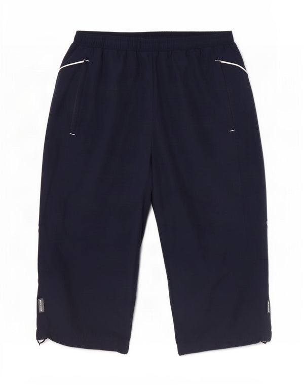 Reebok Pantalon de Survêtement Capri Homme Bleu Marine Petit Polyester
