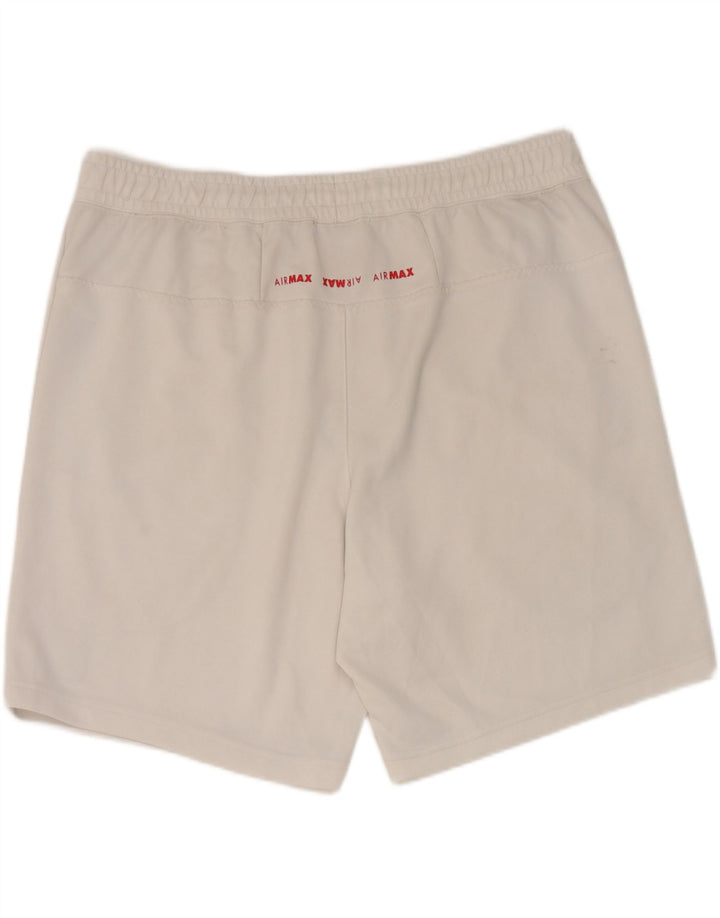 Nike Short de sport pour homme 2XL Blanc Polyester