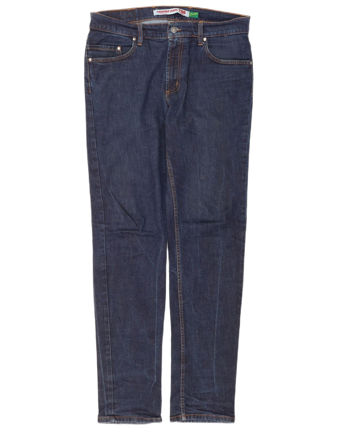 Carrera Jean Droit 700 Homme IT 48 Medium W33 L33 Bleu Marine Coton