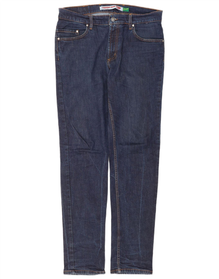 Carrera Jean Droit 700 Homme IT 48 Medium W33 L33 Bleu Marine Coton