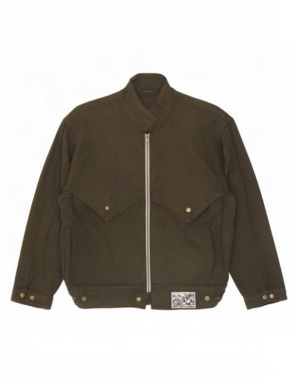 vintage Mens Bomber Jacket UK 40 Grand Kaki
