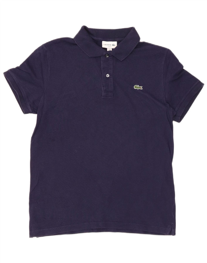 LACOSTE Polo Slim Fit Homme Taille 4 Coton Bleu Marine Moyen