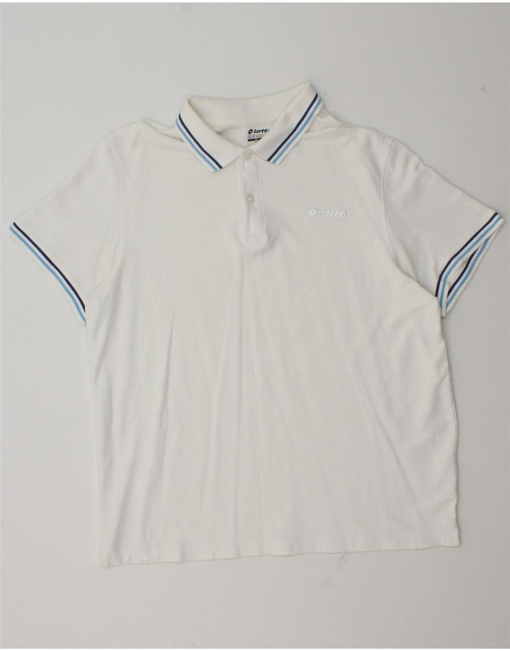 Lotto Polo Homme 2XL Blanc