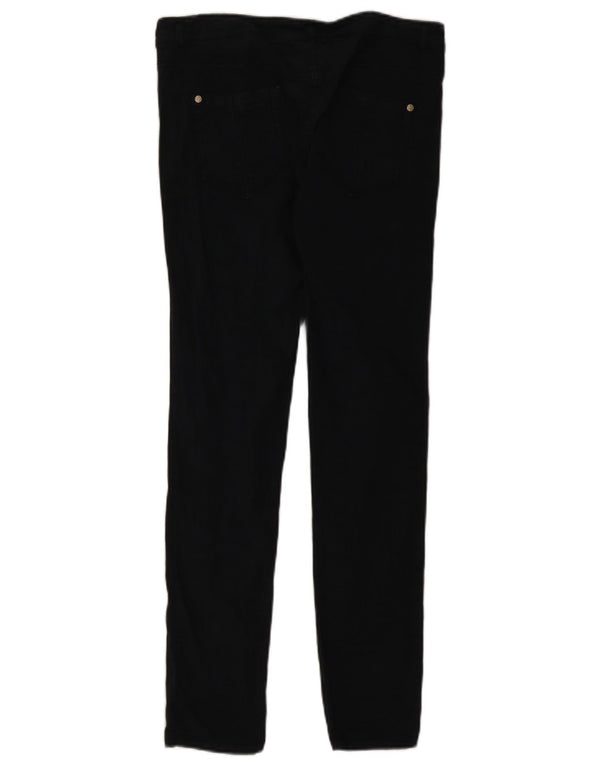 Marella Pantalon Chino Skinny Femme UK 14 Large W32 L32 Coton Noir