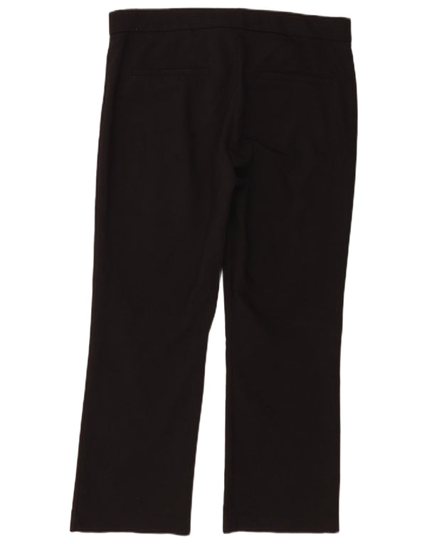 Pantalon décontracté droit femme Zara XL W32 L25 coton noir