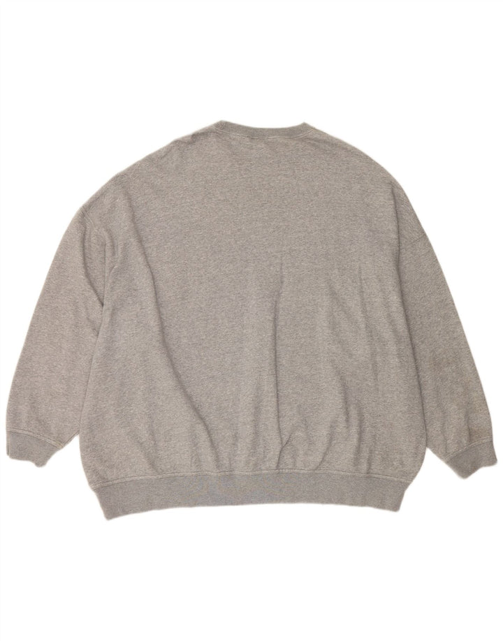 NIKE Sweat-shirt coupe ample pour homme 2XL Gris Coton