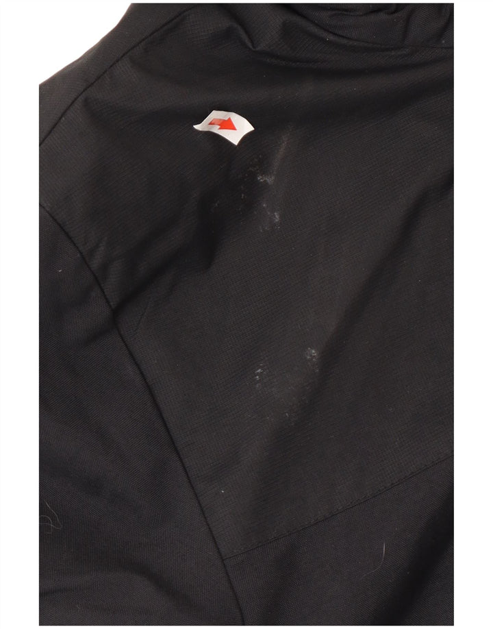 Adidas Veste bomber à capuche pour homme UK 36 Petit Noir Polyester