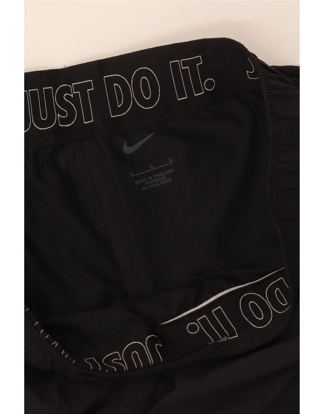 NIKE Short de sport pour femme UK 14 Large Noir