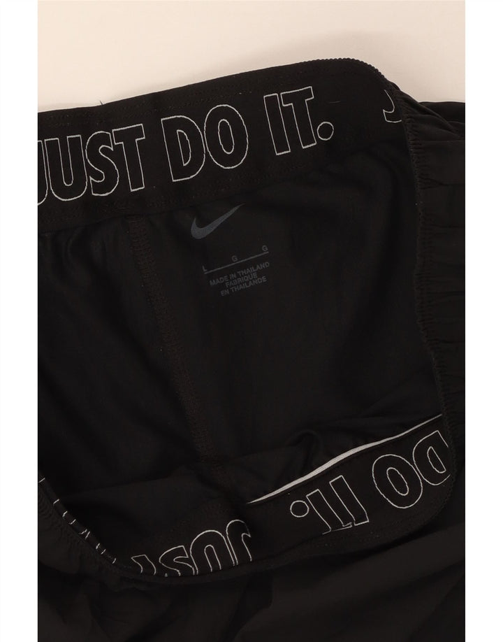NIKE Short de sport pour femme UK 14 Large Noir