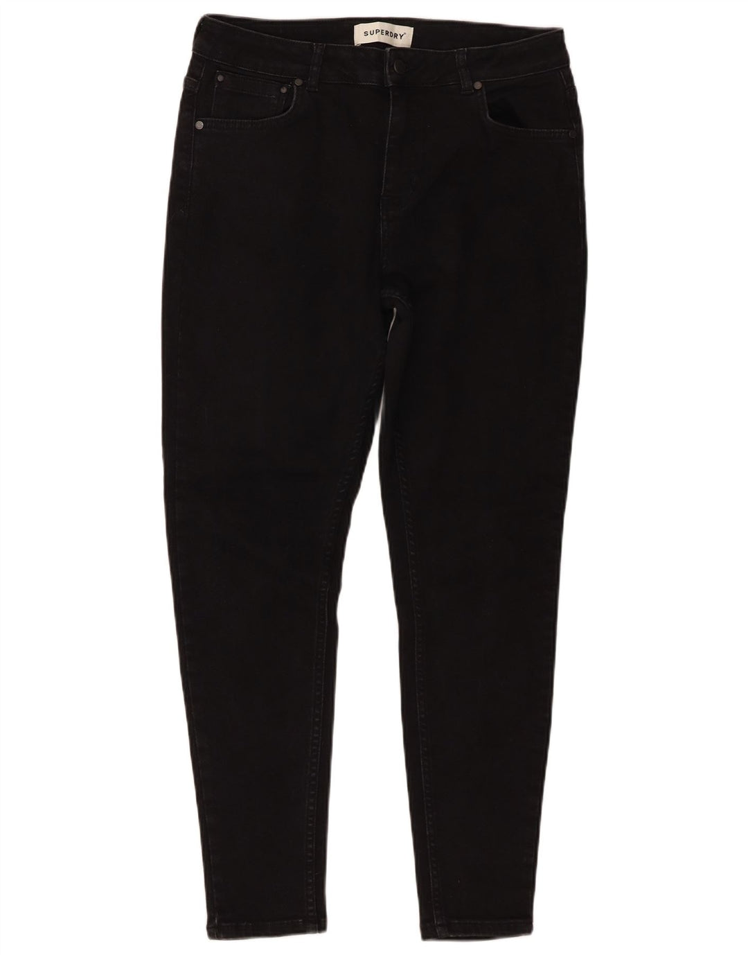 Superdry Jean Skinny W32 L30 Femme Noir Coton