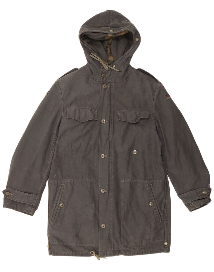 Veste Parka à capuche homme vintage UK 38 Gris moyen
