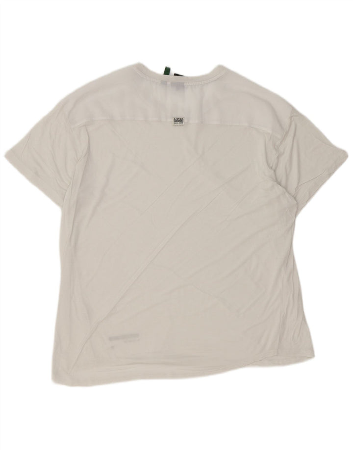 G-Star T-Shirt Homme Haut Large Blanc