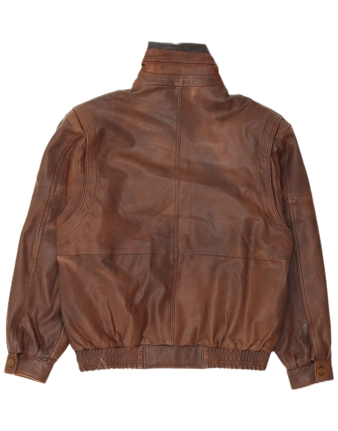 veste en cuir homme vintage UK 38 Brun moyen