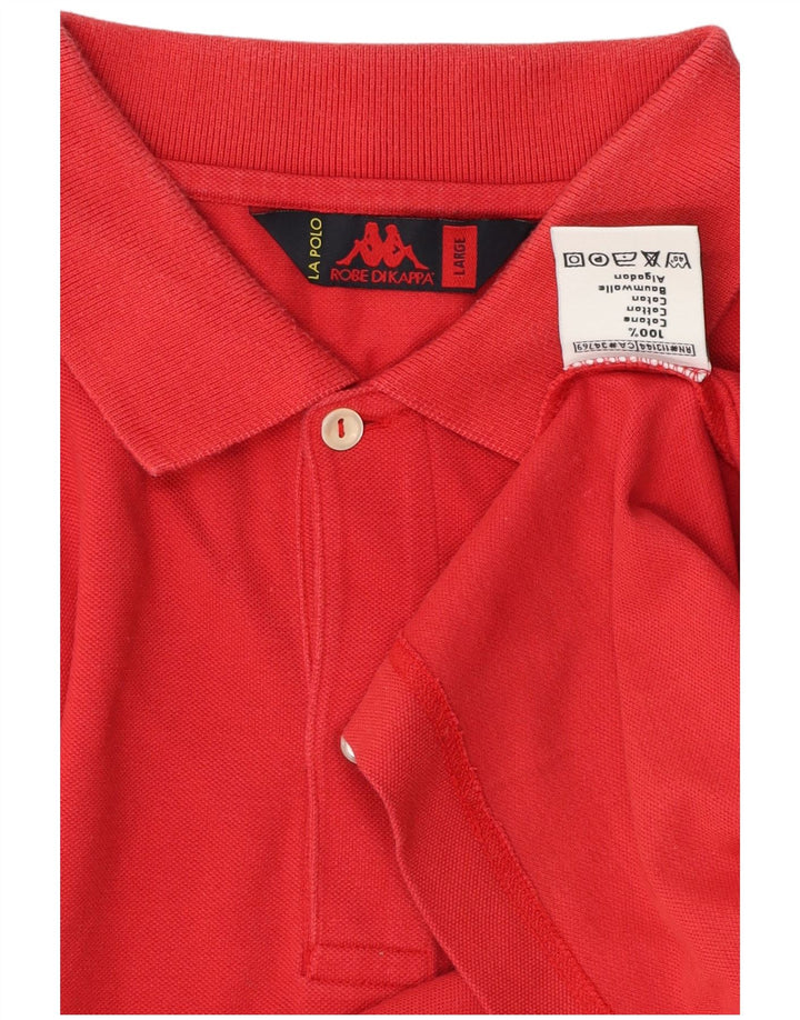 Kappa Polo Homme Grand Rouge Coton