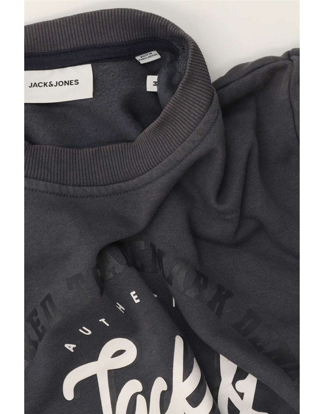 Jack & Jones Sweat-Shirt Graphique Homme Gris Moyen