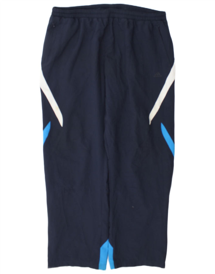 Adidas Pantalon de survêtement pour homme 2XL Bleu marine Colorblock Polyester