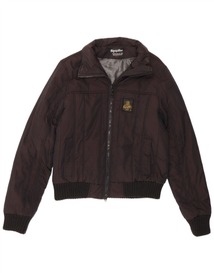 Refrigiwear Veste Bomber Femme UK 14 Nylon Bordeaux Moyen