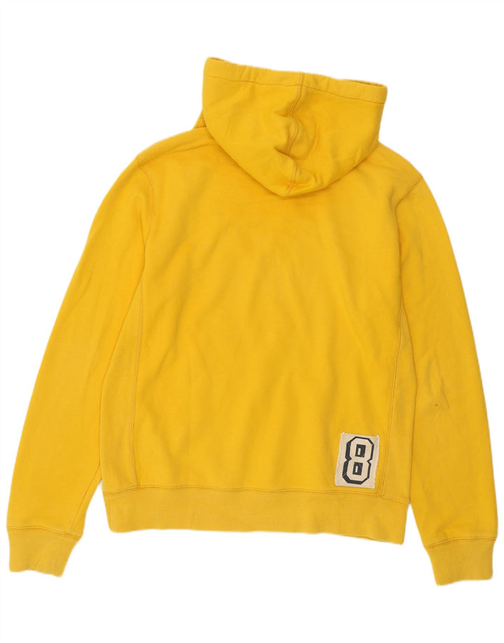 TOMMY HILFIGER Pull à capuche graphique coupe slim pour hommes, grand coton jaune