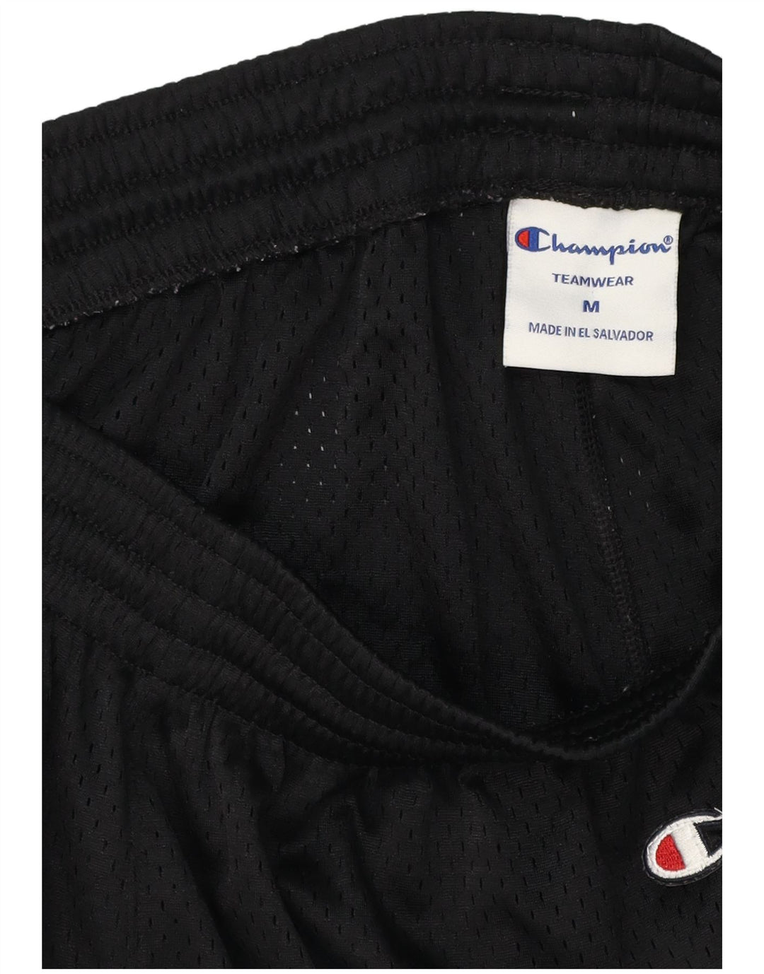 Champion Short de Sport Homme Noir Moyen Polyester Sports