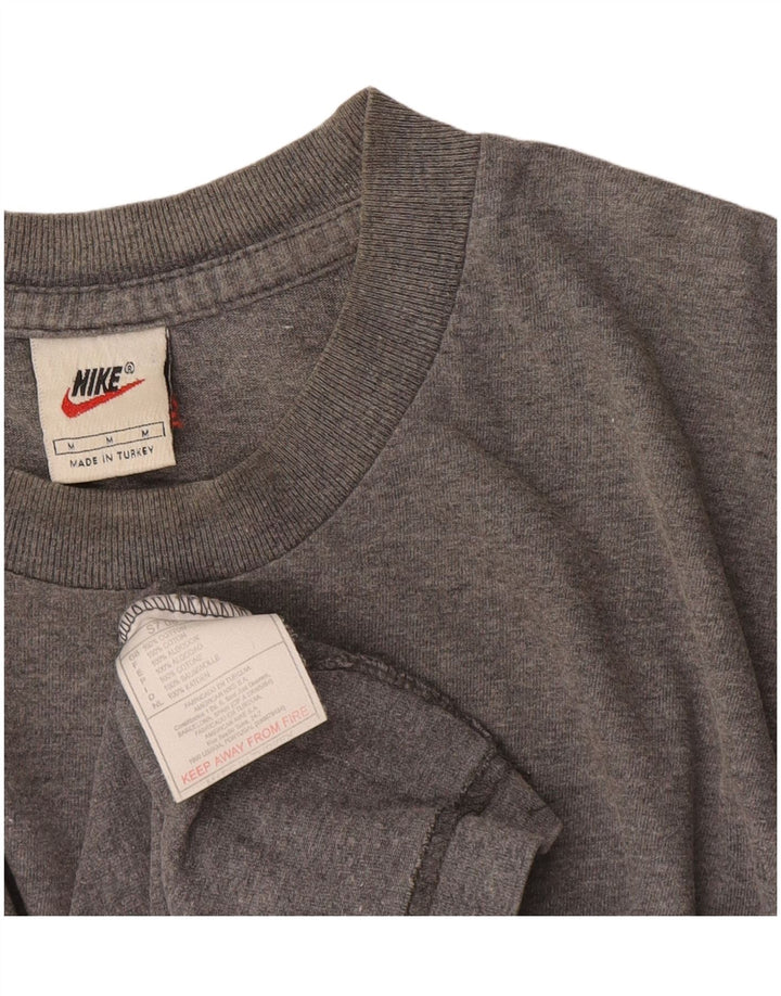 Nike T-Shirt Homme Gris Moyen Moucheté Coton