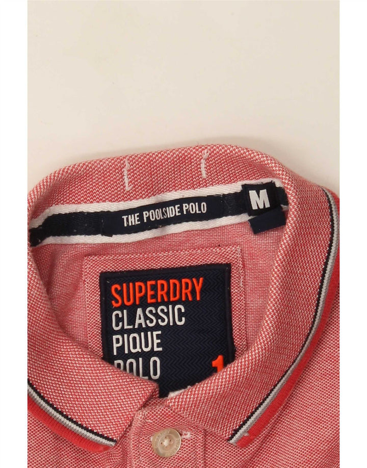 Superdry Polo Homme Rose Moyen
