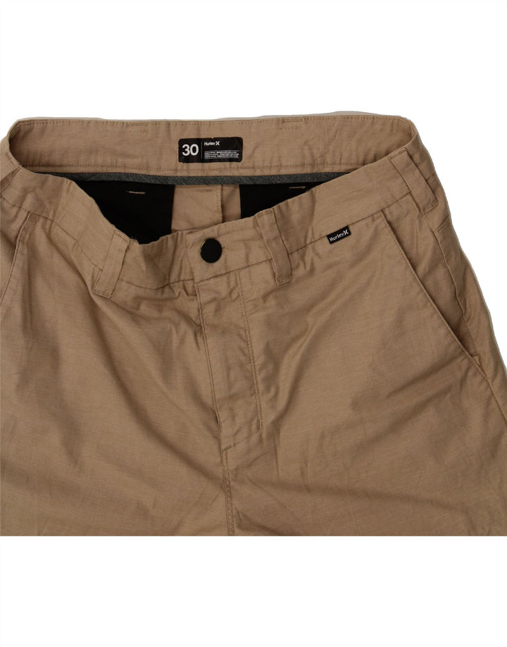 HURLEY Mens Chino Shorts W30 Medium Beige Cotton Vintage Hurley and Second-Hand Hurley from Messina Hembry 