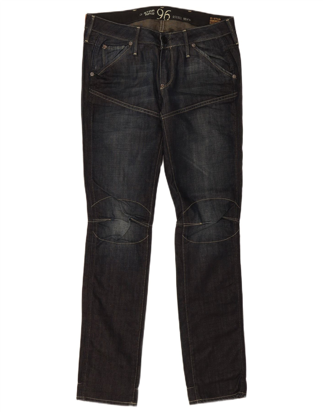 G-Star Jean Slim Femme W28 L32 Bleu Marine Coton