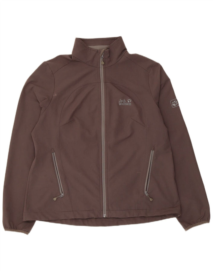 Jack Wolfskin Veste de survêtement pour femme UK 18/20 XL Gris Polyester
